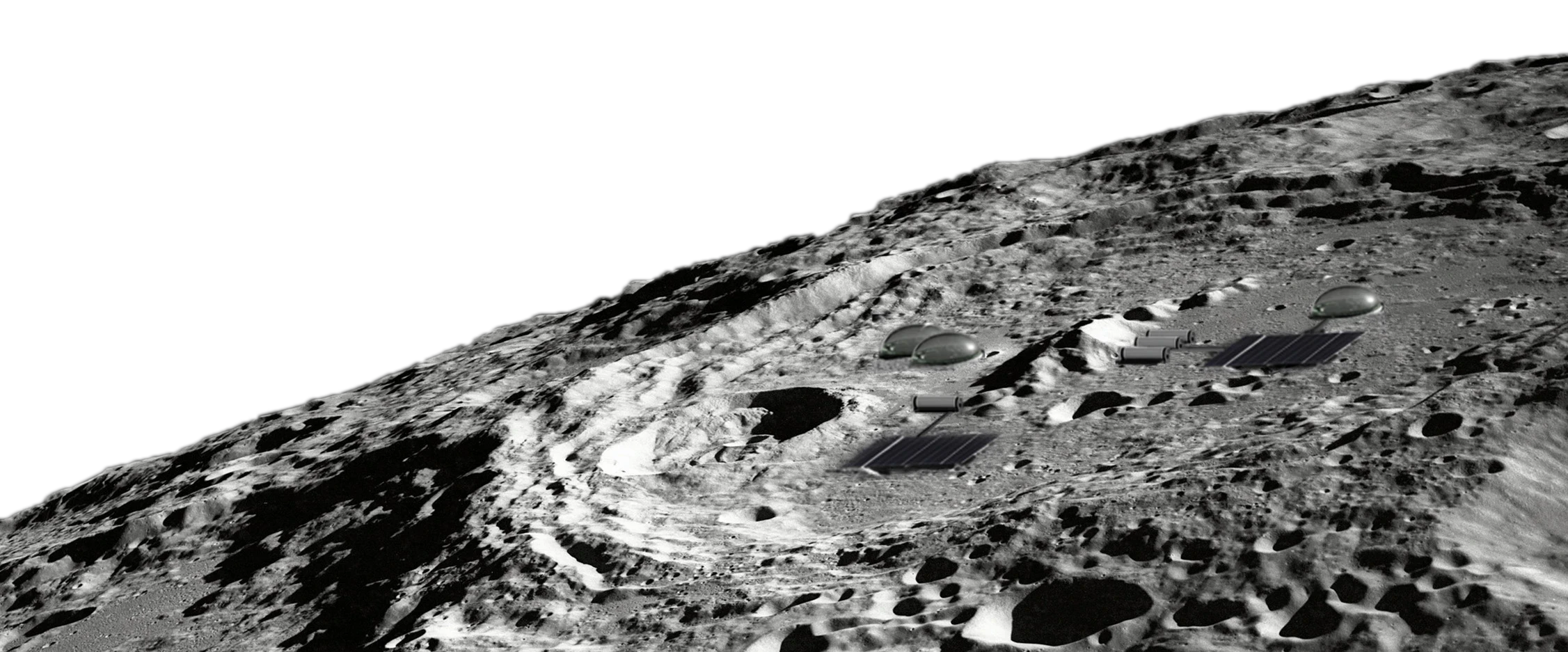 An example of lunar settlement