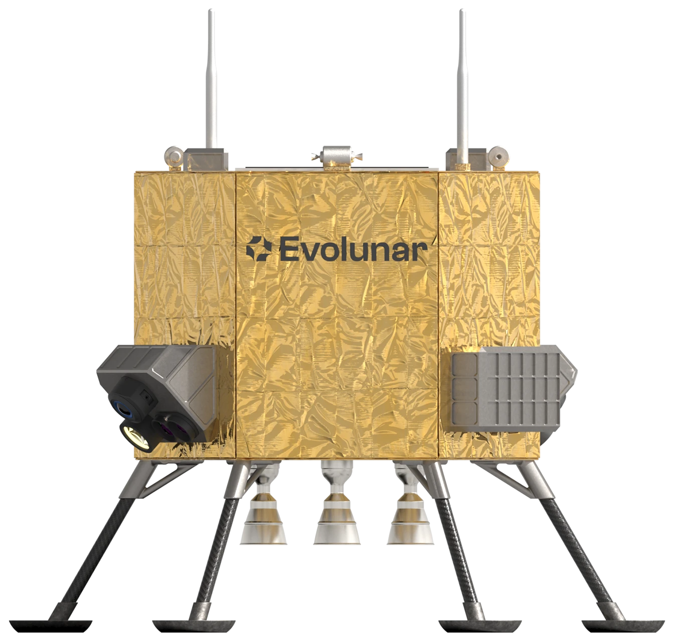 Front view of LuNaDrone