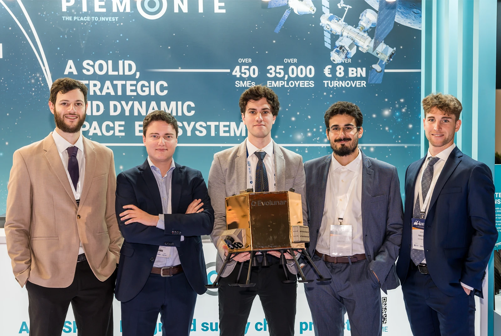 Evolunar team with LuNaDrone model